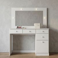 Tocador con espejo Mayumi Blanco | Masiva Home