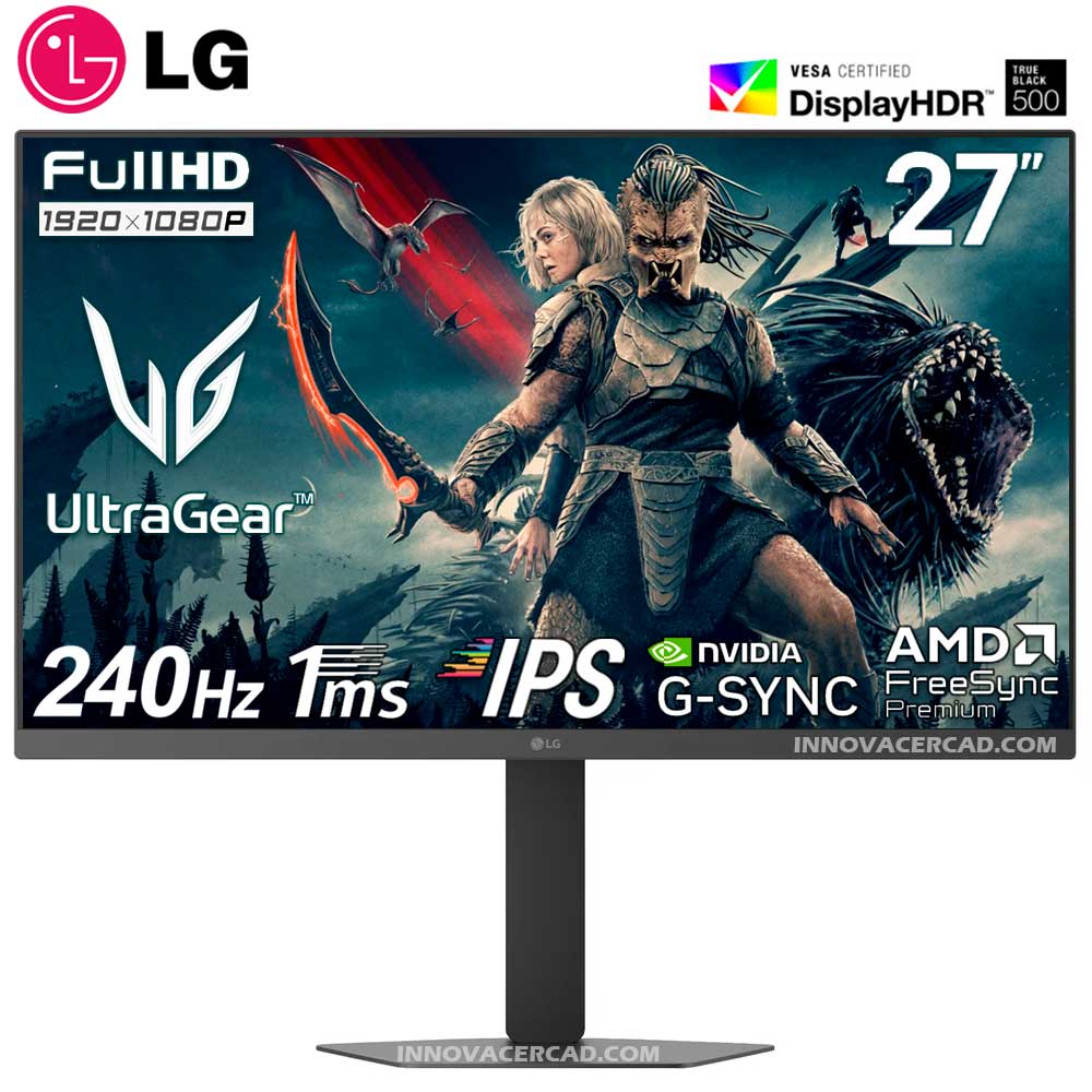 MONITOR LG UltraGear 27G440A-B 27 IPS FHD 240Hz 1ms G-Sync FreeSync Premium