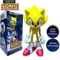 Muñeco Super Sonic The Hedgehog Musical y Articulable
