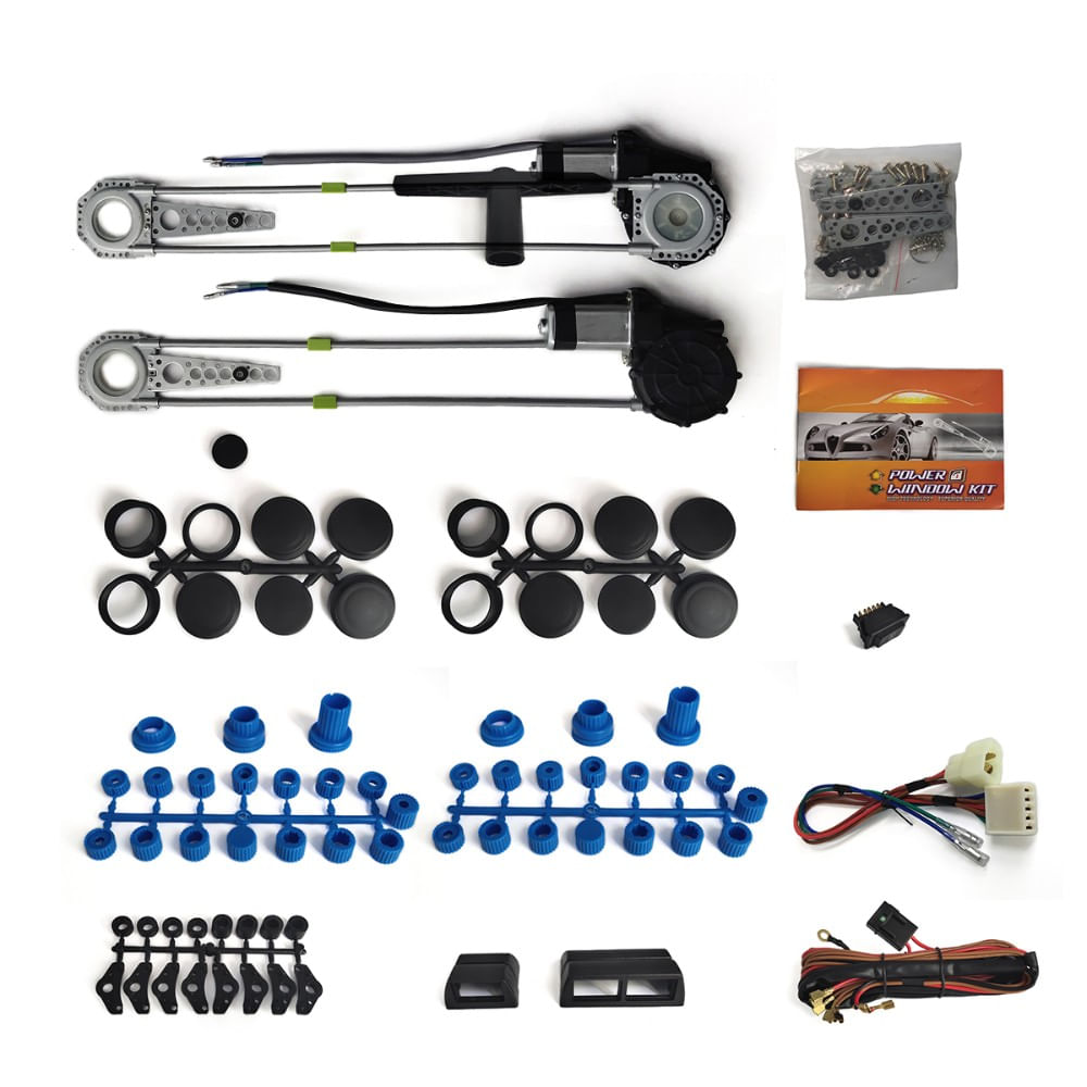Kit Lunas Electricas Universal Para 2 Puertas Para Auto