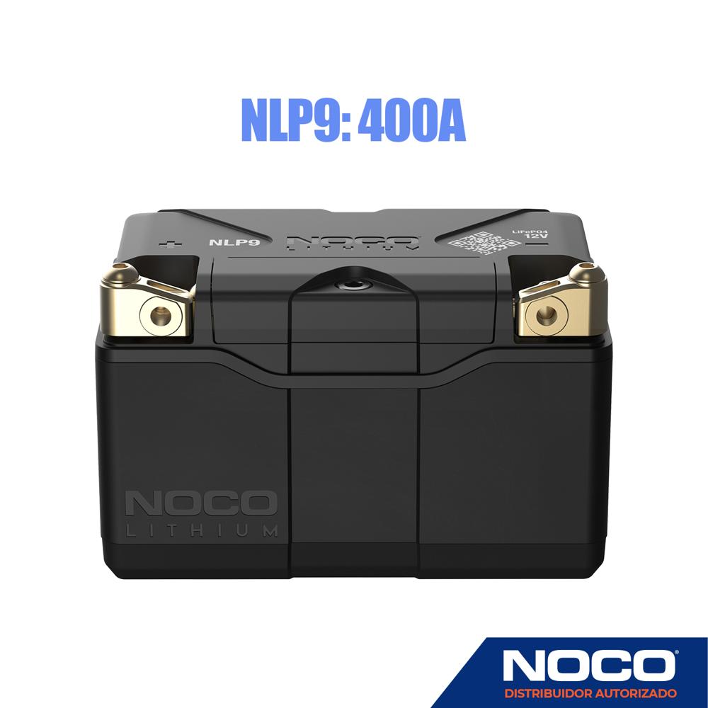 NOCO NLP9 Bateria Litio Moto 400 Amp  YTX9-BS/BTX9-BS