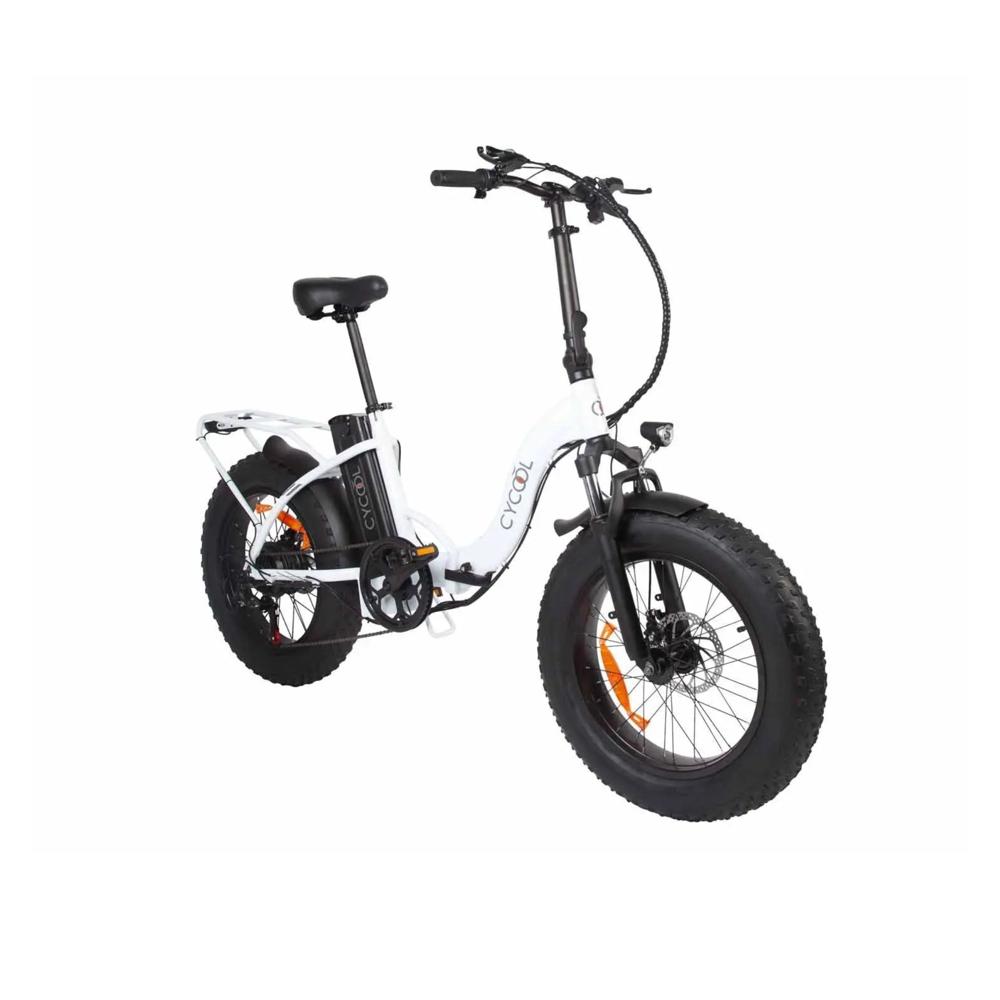 E-BIKE CYCOOL EWILD20W/1005 CON TIMON PLEGABLE, INC. BATERIA, CARGADOR Y LLAVES BLANCO -1083969