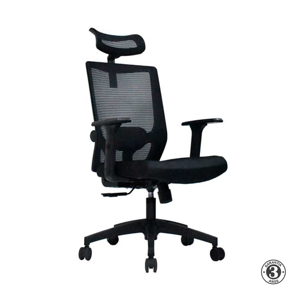 Silla Ergonómica Fer Presidente Nylon Negro Althea Confort