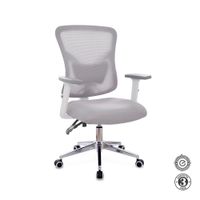Silla Ergonómica Fone Ultra Gerente Cromado Gris Althea Confort