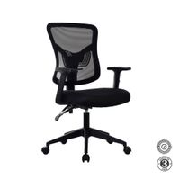 Silla Ergonómica Fone Ultra Gerente Nylon Negro Althea Confort