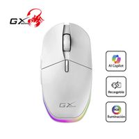 MOUSE GENIUS GX SCORPION M8250 AI COPILOT RECARGABLE WIRELESS BT 3200 DPI BLANCO