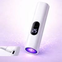 Mini Lámpara UV Para Uñas Gel Superfire S6 3W Recargable USB Tipo C