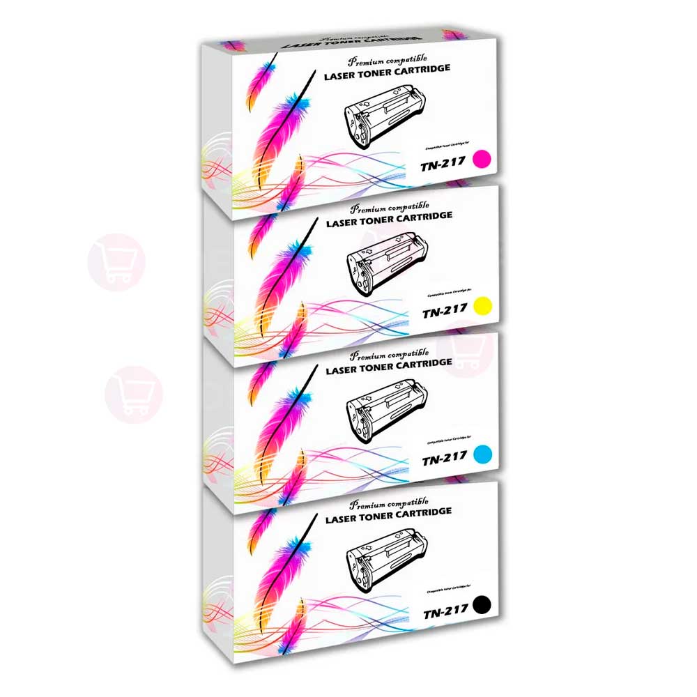 Kit de toner Brother TN-217 CYMK L3230 L3551CDW Compatible