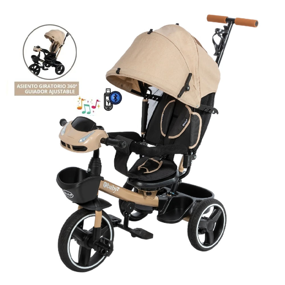 Triciclo Musical y Luces con Legend 362A Beige
