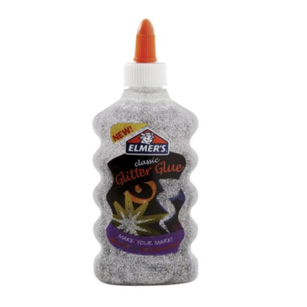 Pegamento Elmers Slime Glitter Plateado 2080850