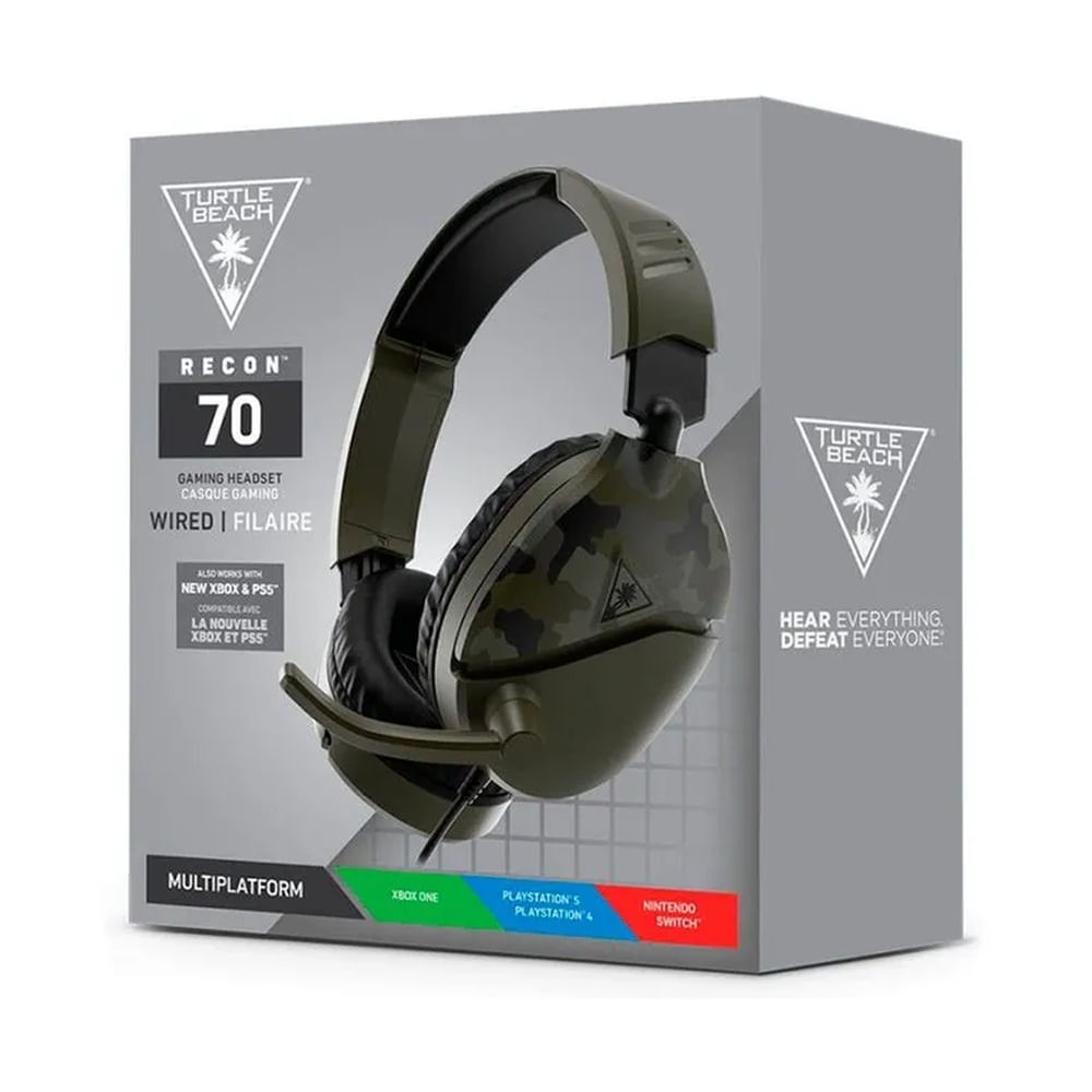 AUDIFONO PS4 TURTLE BEACH EARFORCE RECON 70P VERDE CAMU