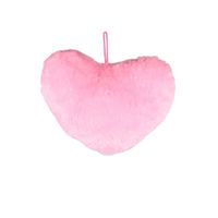 FELIZ DIA MAMA - CORAZÓN DECORATIVO DE POLIÉSTER ACABADO AFELPADO