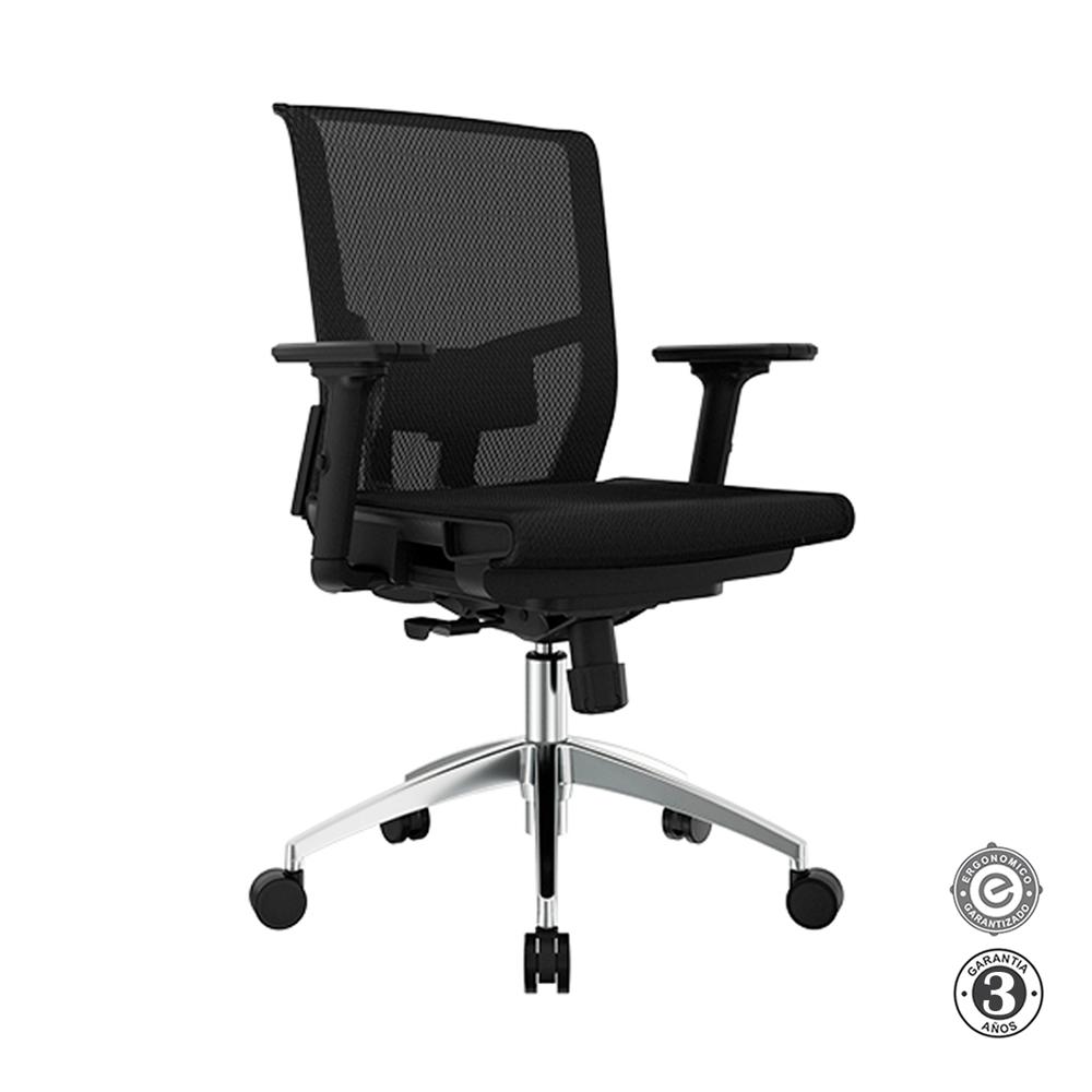 Silla Ergonómica Delphi Full Gerente Negro Althea Confort