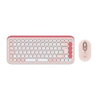 TECLADO LOGITECH  MOUSE POP ICON BLUETOOTH WIRELESS ROSADO