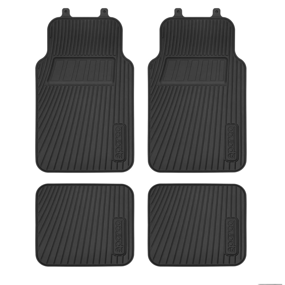 Piso Sparco Jebe Pesado 5 Pcs Spf516