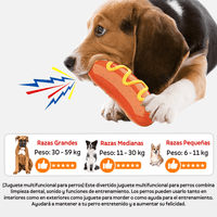Juguete Mordedor Ultra Fuerte para Perros con Forma de Salchicha