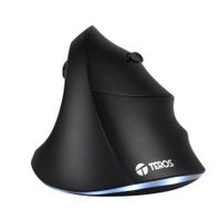 Mouse Gamer Vertical Bluetooth Teros Te-5169n - Ergonomico Color Negro