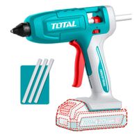 Pistola de silicona 20v no incluye bateria ni cargador Total TGGLI2003