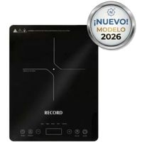 Cocina De Inducción Record  De 1 Hornilla Negro Uñtra Slim