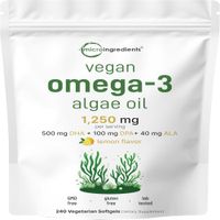 Micro Ingredients Aceite de algas vegano Omega 3