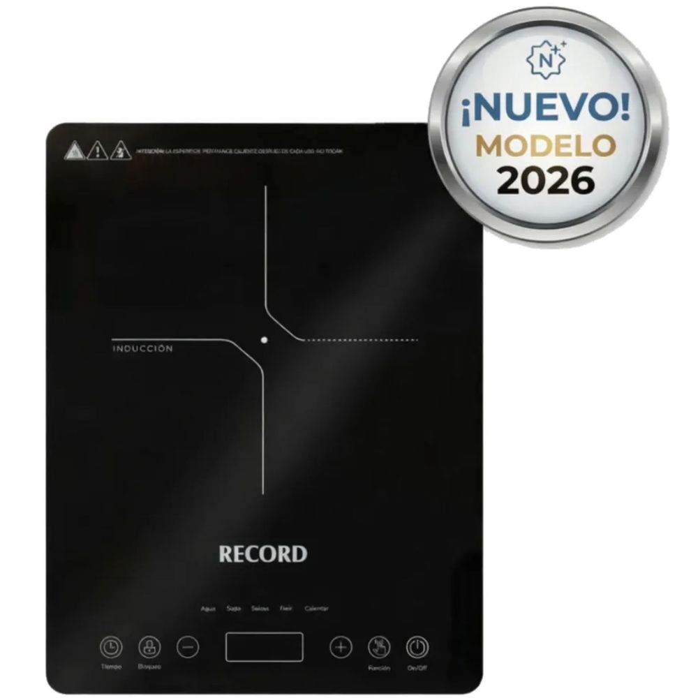 Cocina De Induccion Record De 1 Hornilla Negro Uñtra Slim