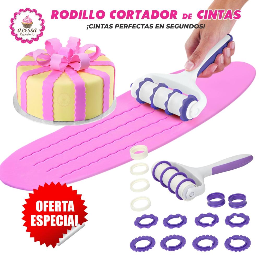 Rodillo Cortador de Cintas con Ruedas de cambio para Repostería