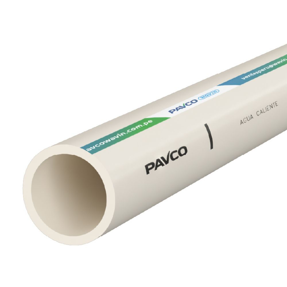 Tubo x 5m 3/4 cpvc - agua caliente Pavco