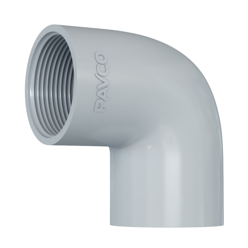 Codo 90° 2" agua fría con rosca Pavco