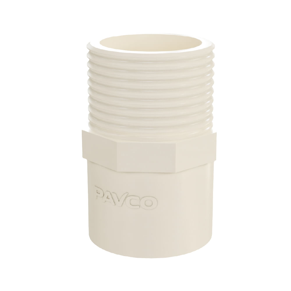 Adaptador de CPVC para Agua Caliente 3/4 Pavco