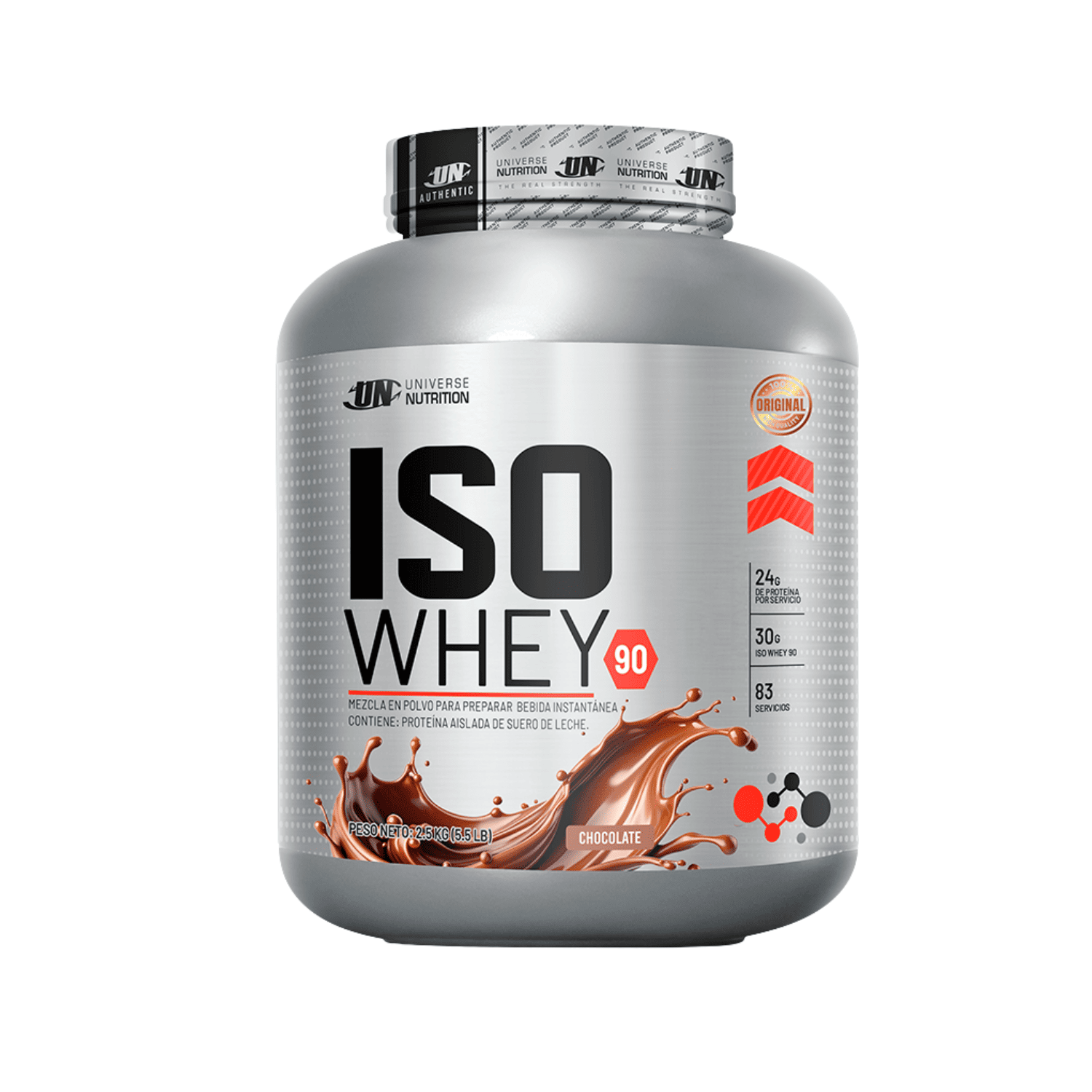 Proteína Iso whey 90 2.5kg Chocolate Universe Nutrition