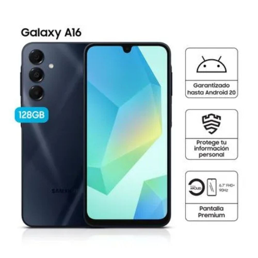 CELULAR SAMSUNG GALAXY A16 128GB NEGRO