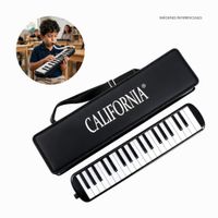 Melódica de 37 teclas California - Color Negro con Estuche Rígido