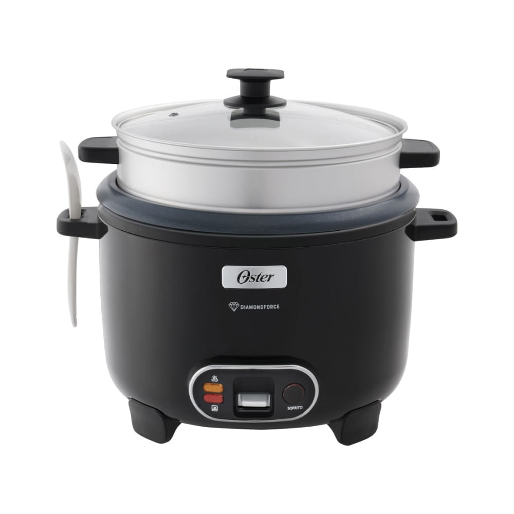 Arrocera Oster CKSTRC15DFBLK 053 DiamondForce 3 en 1 De 15 Tazas