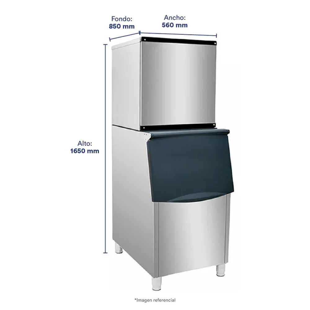 Maquina de Hielo Ilumi con Producción de hasta 150 Kg/Día