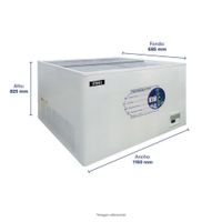 Congelador Ilumi para cervezas de 380 litros