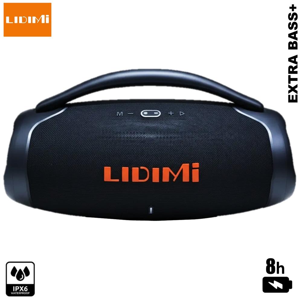Parlante Bluetooth Xbass Lidimi Bomboox LD-S807 USB TF Negro