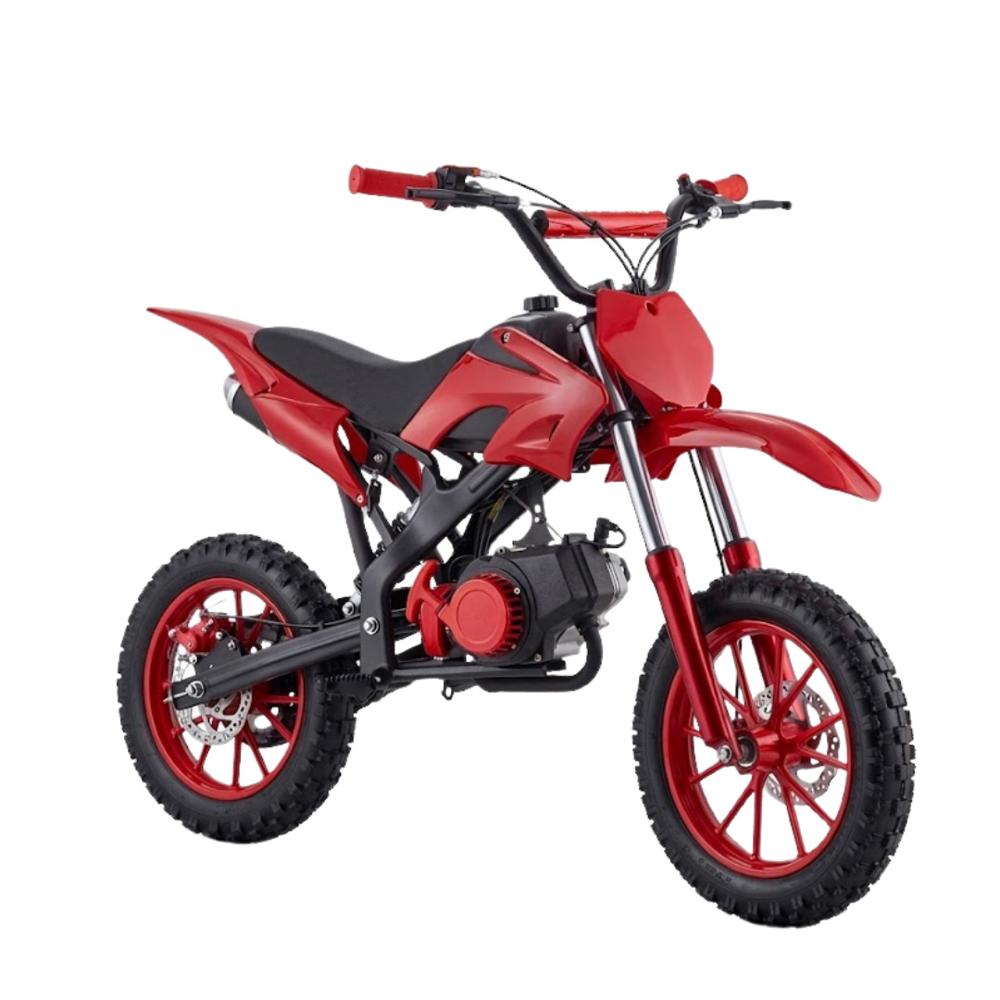 MINIMOTO MOTOCROSS PARA NIÑOS Y NIÑAS 49CC 2 TIEMPOS ROJO CST