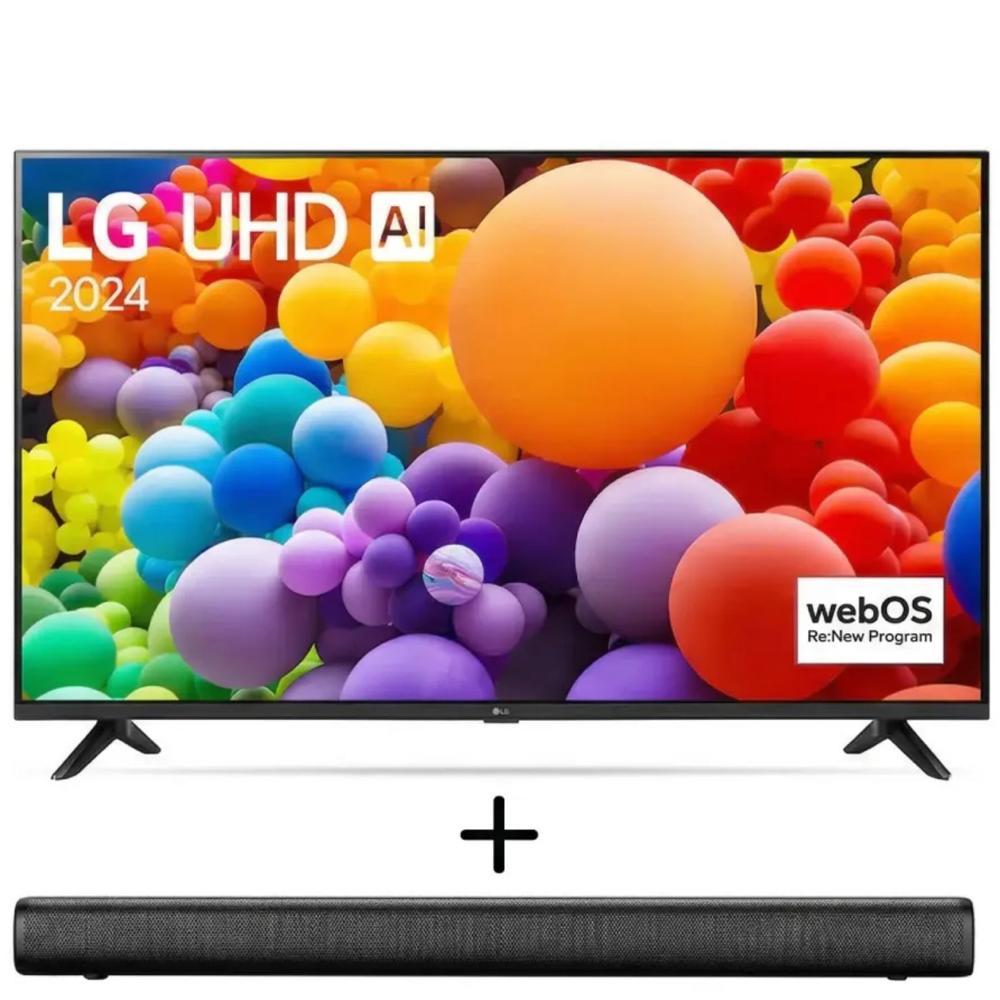 Televisor LG 65 Pulgadas 65UT7300PSA UHD 4K Smart ThinQ AI con regalo