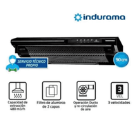 Campana Extractora Indurama 90 cm CEI-902NE Negro