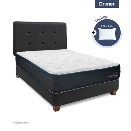 Dormitorio DRIMER Gravity Antiacaros 1.5 Plazas + 1 Almohada Dormitorio DRIMER Gravity Antiacaros 1.5 Plazas + 1 Almohada