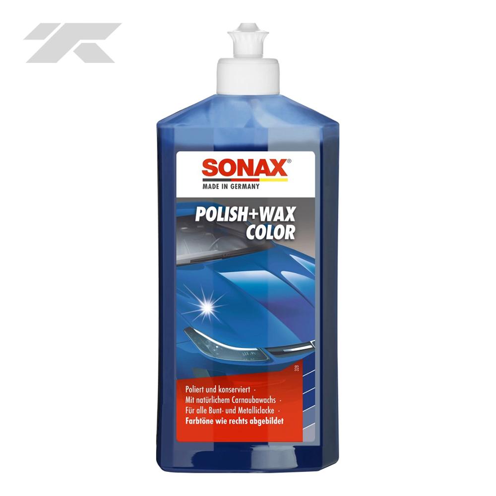 Cera Sonax Polish mas Wax Color Azul 500 ml