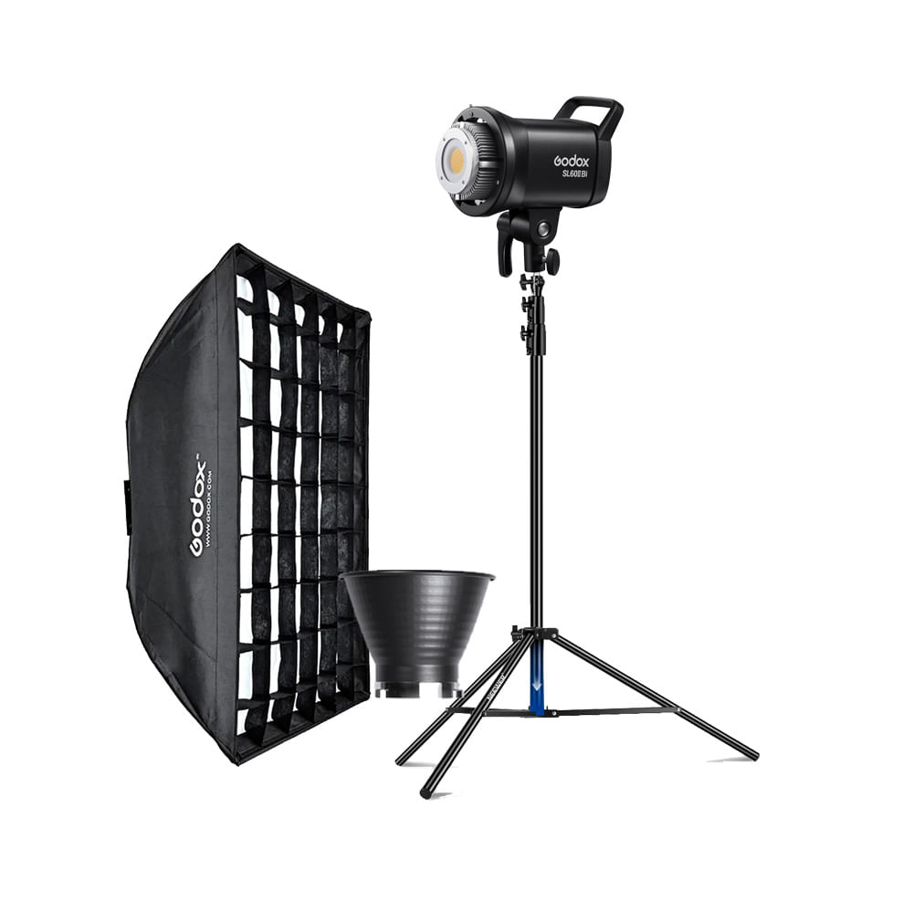 Luz Continua Godox SL60IIBI - Parante - Softbox FW6090