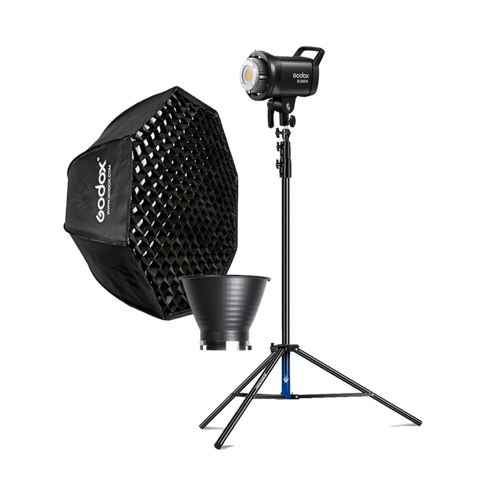 Luz Continua Godox SL100BI - Parante - Softbox FW140