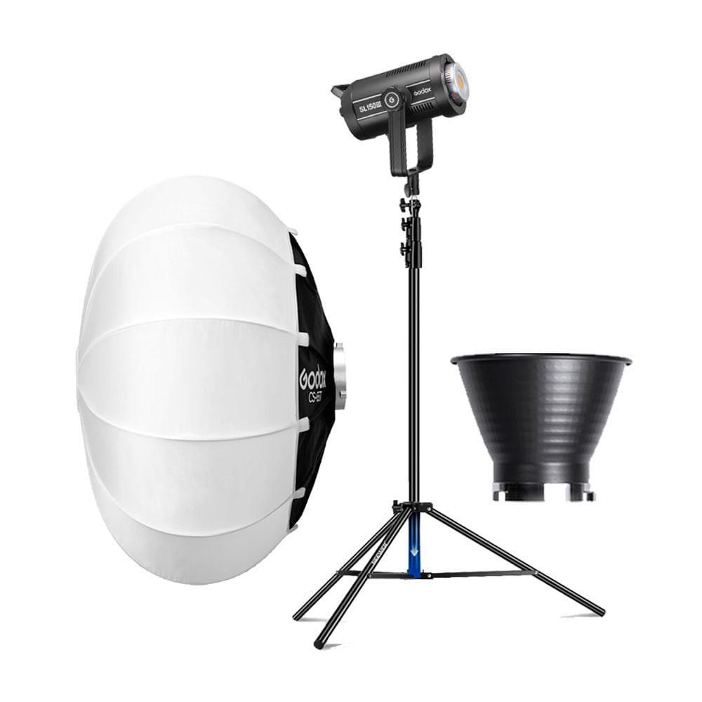 Luz Continua Godox SL150III - Parante - Softbox CS-65T