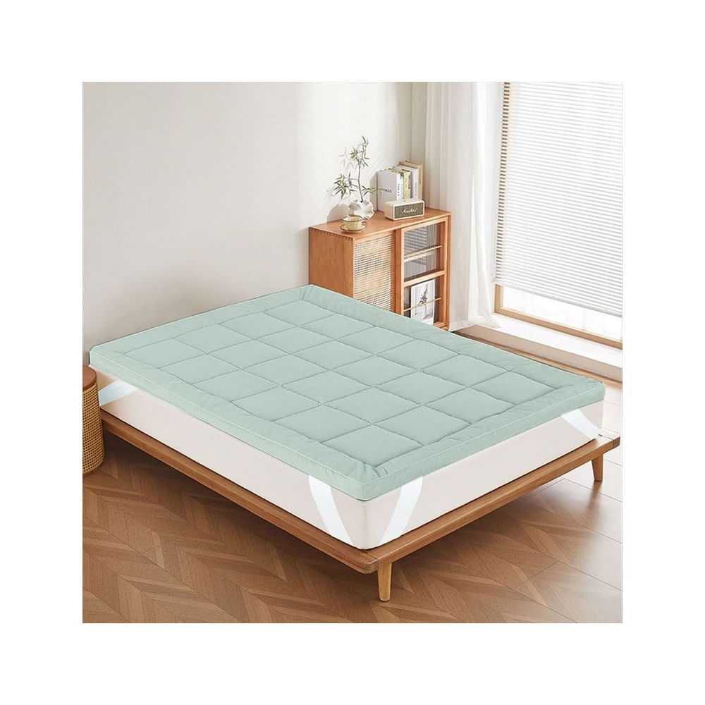 PROTECTOR DE COLCHÓN ACOLCHADO IMPERMEABLE 2 PLAZAS Y MEDIA  CASATEX TOPPER