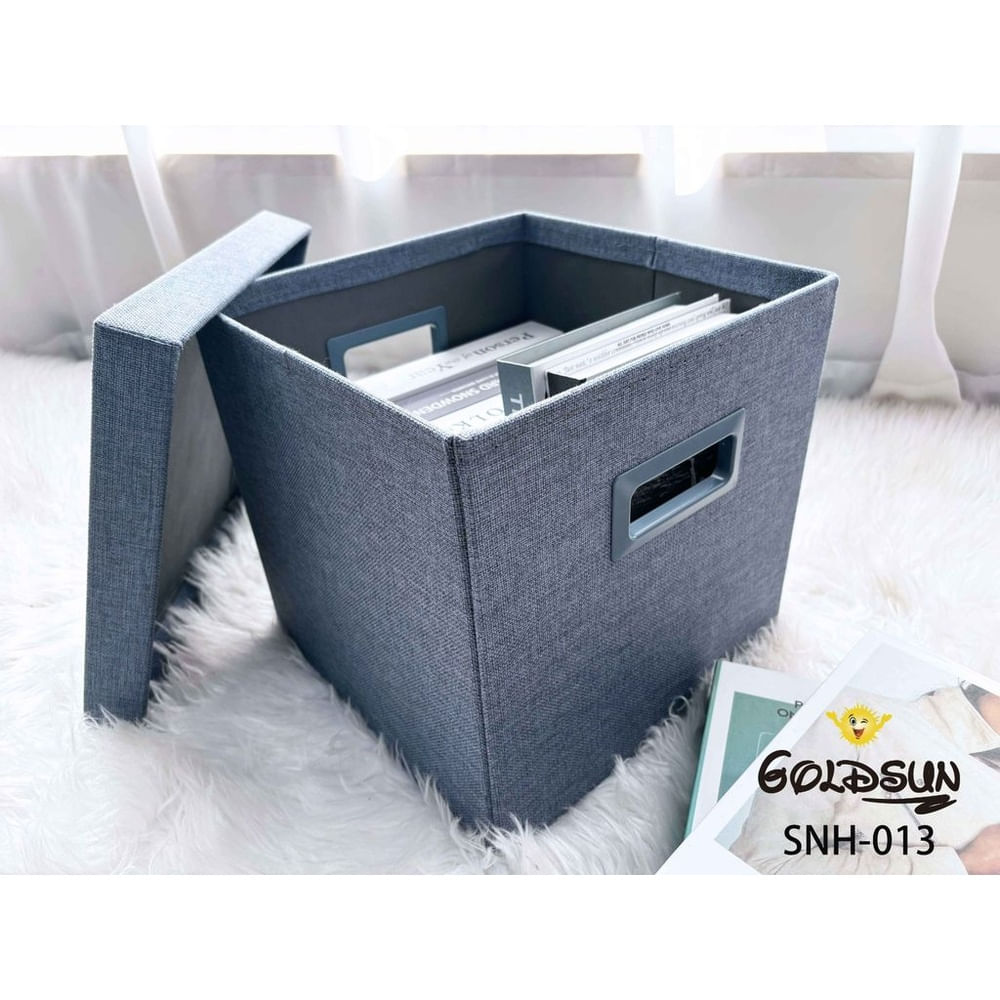 CAJA ORGANIZADORA DE ALMACENAMIENTO 30CM AZUL Azul CAJA ORGANIZADORA DE ALMACENAMIENTO 30CM AZUL Azul