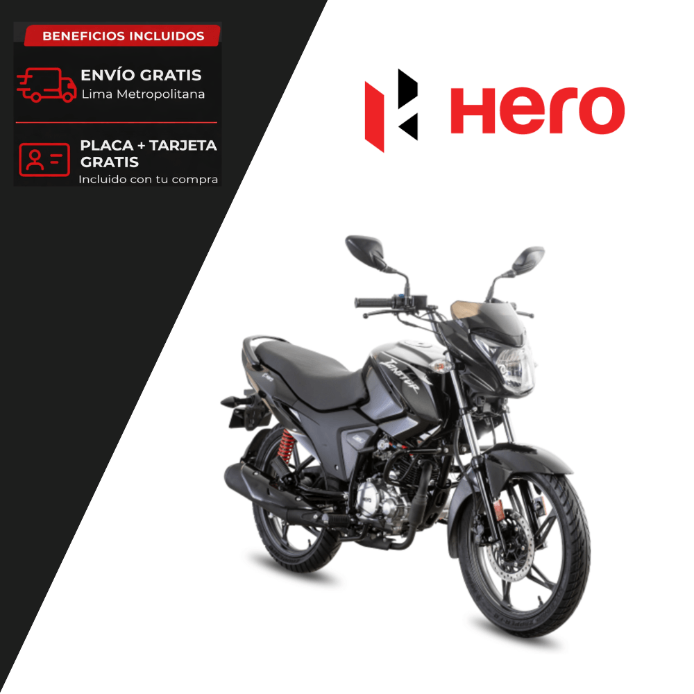 Motocicleta IGNITOR 125 HERO Negro