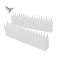 Kit 12 Púas Antipájaros Exterior  5.4 Metros Totales