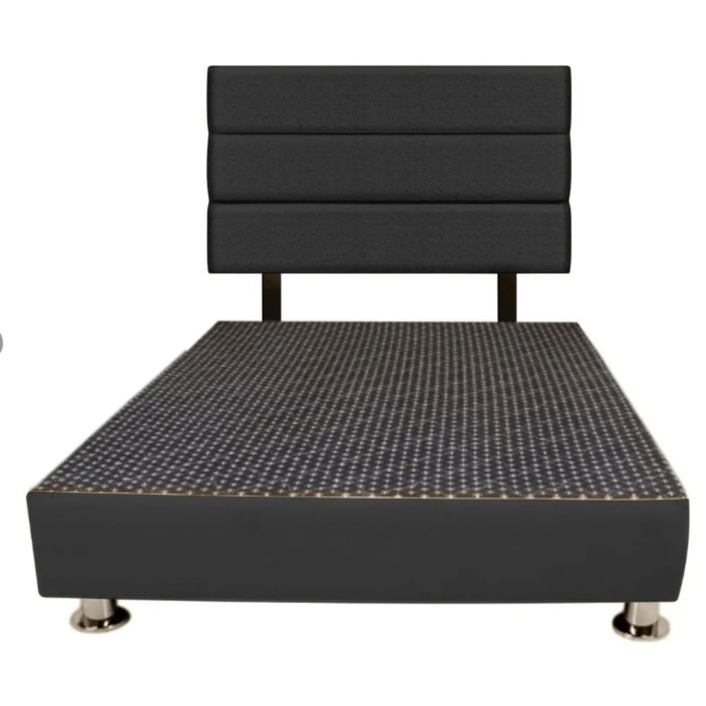 CAMA KING LÍNEAS NEGRO - RENOVA HOME