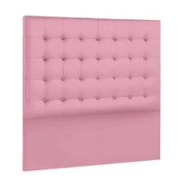 Cabecera a botones Dos Plazas Color Rosado - Tela